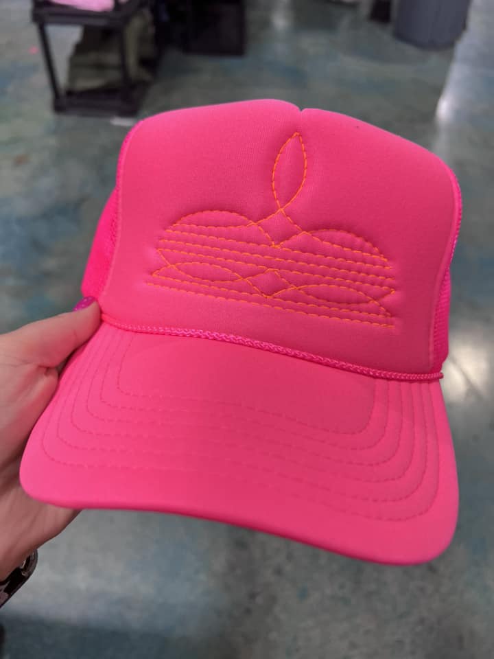 Boot Stitch Trucker Hat