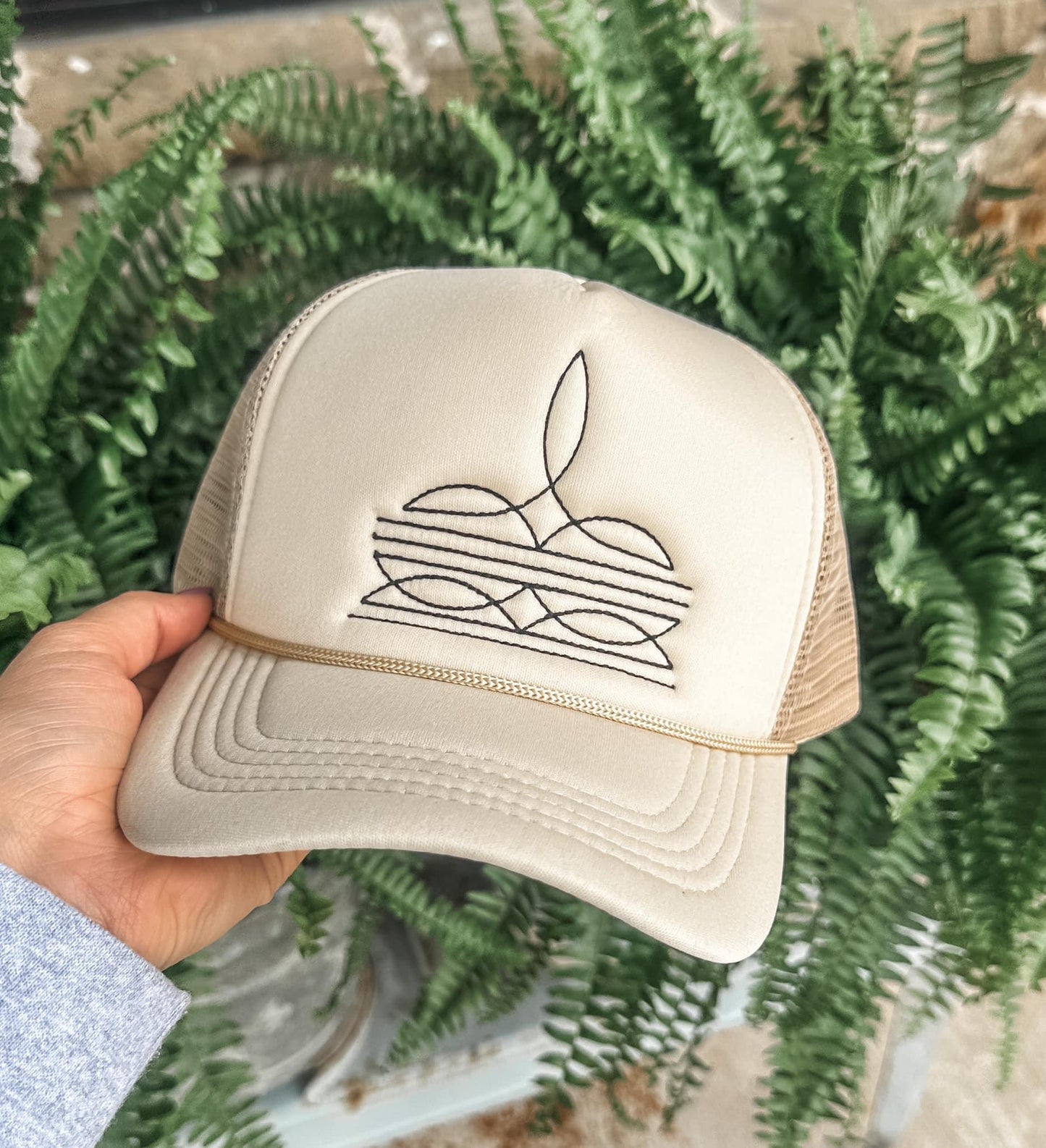 Boot Stitch Trucker Hat