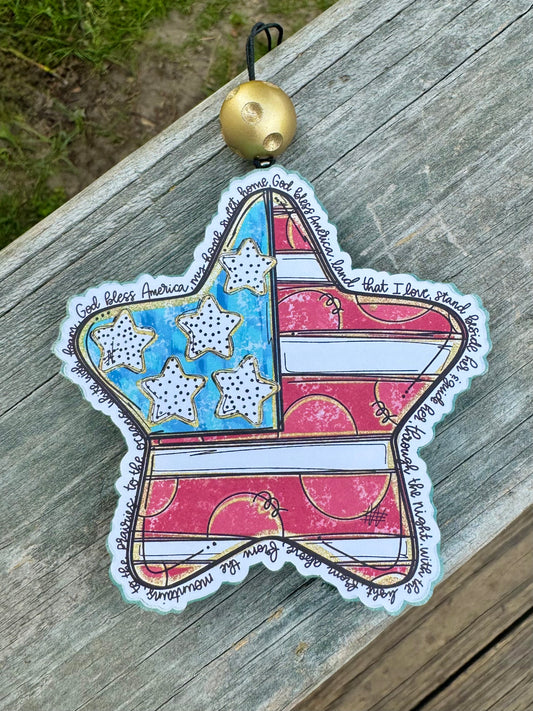 Patriotic Star Freshie