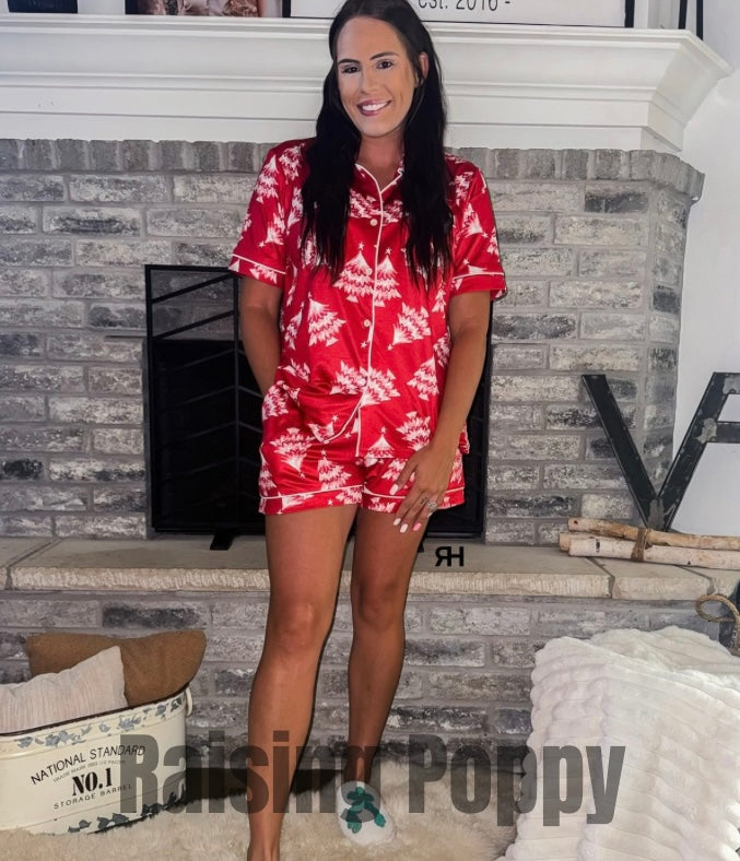 Women’s Short Set Christmas Pajamas