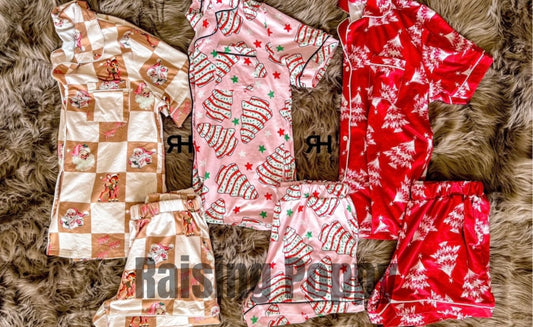 Women’s Short Set Christmas Pajamas